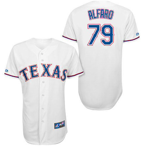 Jorge Alfaro #79 Youth Baseball Jersey-Texas Rangers Authentic Home White Cool Base MLB Jersey